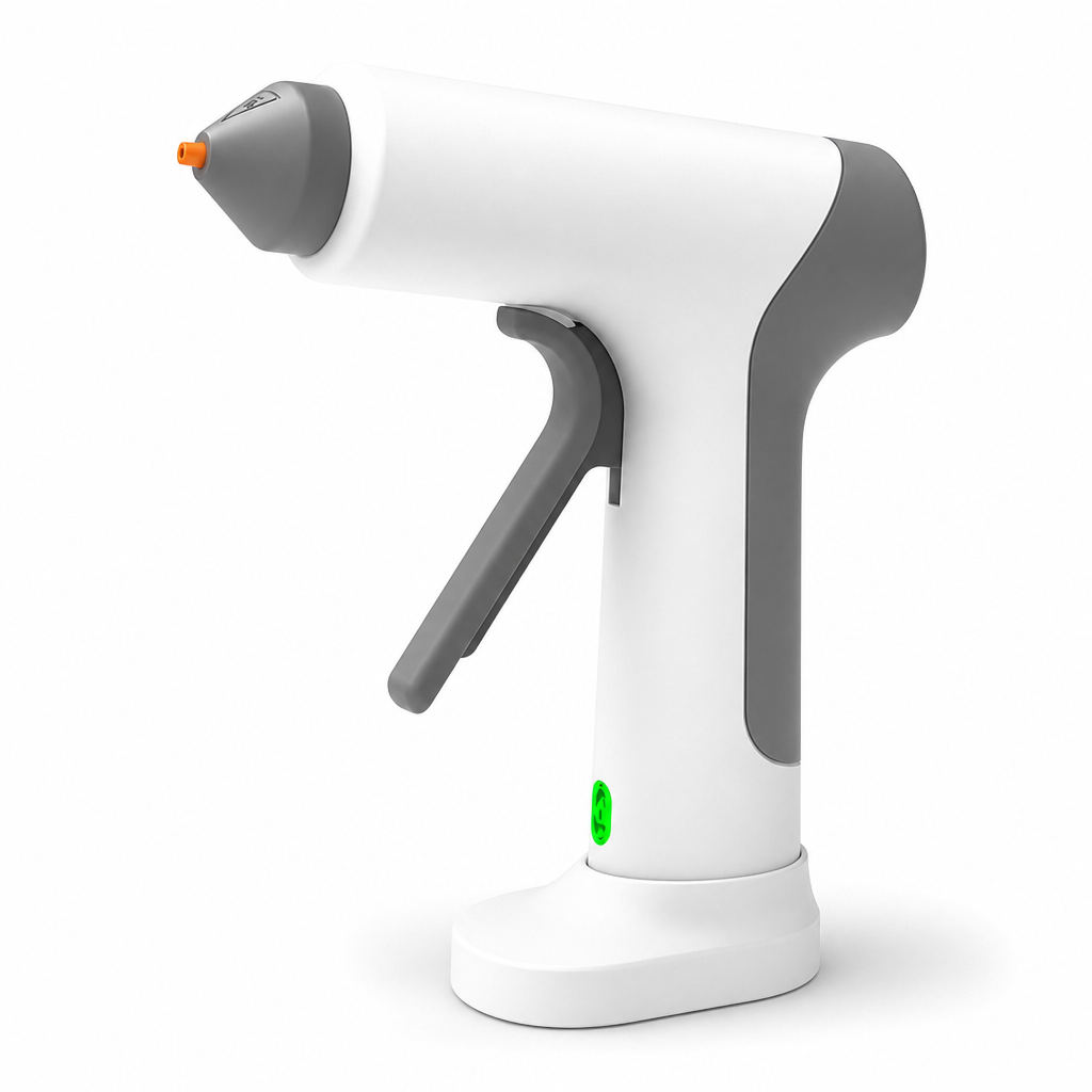 🔫 50% korting! Oplaadbare hot melt lijmpistool – 15 seconden voorverwarmen, draadloos & krachtige accu. Inclusief 10 lijmsticks & standaard – voor elke klus! ✨💪