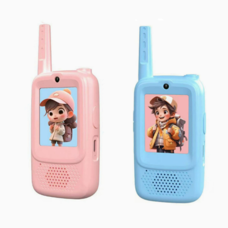 📱 50% korting! Oplaadbare walkietalkies voor kinderen – videobellen, 150-500 m bereik, 4 stemeffecten & automatische koppeling. 2 stuks, Type-C! ✨🎮