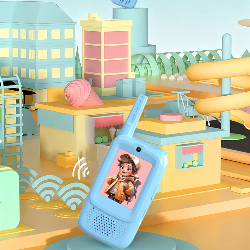 📱 50% korting! Oplaadbare walkietalkies voor kinderen – videobellen, 150-500 m bereik, 4 stemeffecten & automatische koppeling. 2 stuks, Type-C! ✨🎮