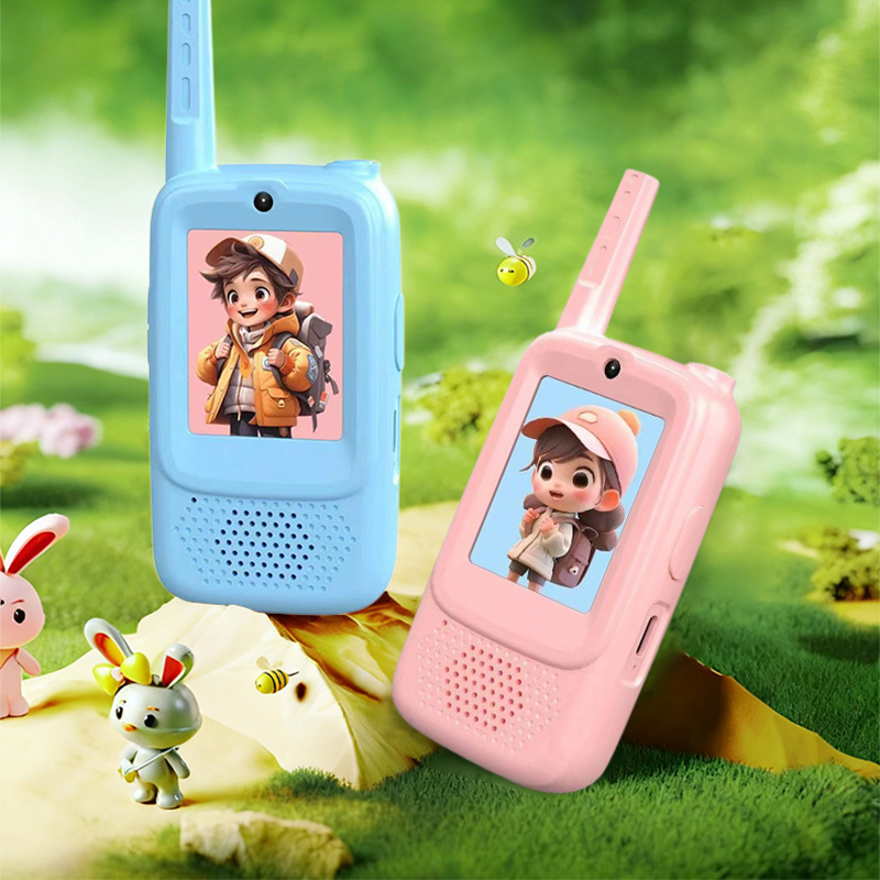📱 50% korting! Oplaadbare walkietalkies voor kinderen – videobellen, 150-500 m bereik, 4 stemeffecten & automatische koppeling. 2 stuks, Type-C! ✨🎮