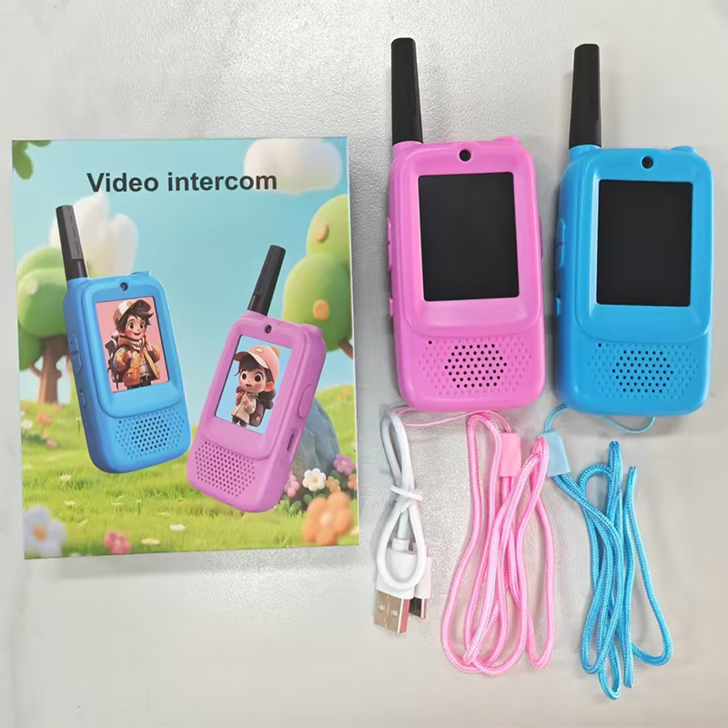 📱 50% korting! Oplaadbare walkietalkies voor kinderen – videobellen, 150-500 m bereik, 4 stemeffecten & automatische koppeling. 2 stuks, Type-C! ✨🎮