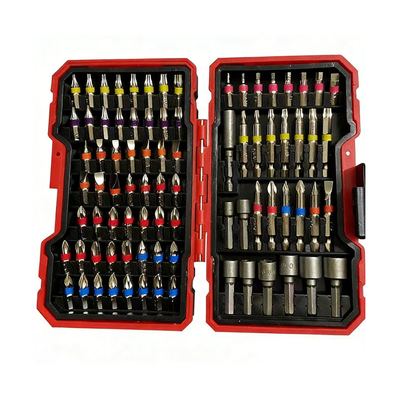 🪛 50% korting! Complete schroevendraaierbitset – 83 onderdelen, S2-staal & kleurcodering. Inclusief opbergkoffer – voor elke montage & reparatie! ✨🔧