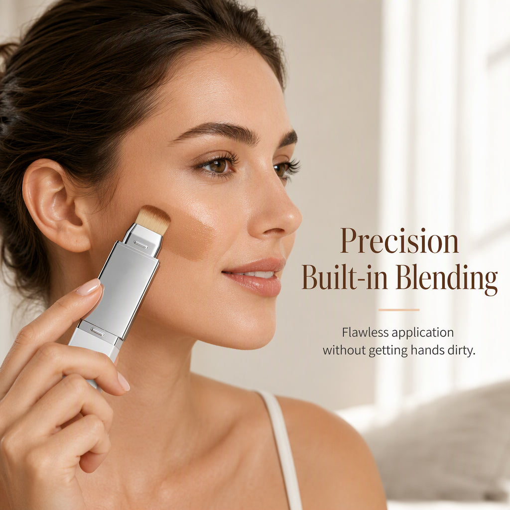 💄 50% korting! 2-in-1 foundation stick – hoge dekking, matte finish & naadloos blendbaar. Verbergt vlekken & roodheid in 1 swipe. 12 g, dubbelzijdig! ✨🪄
