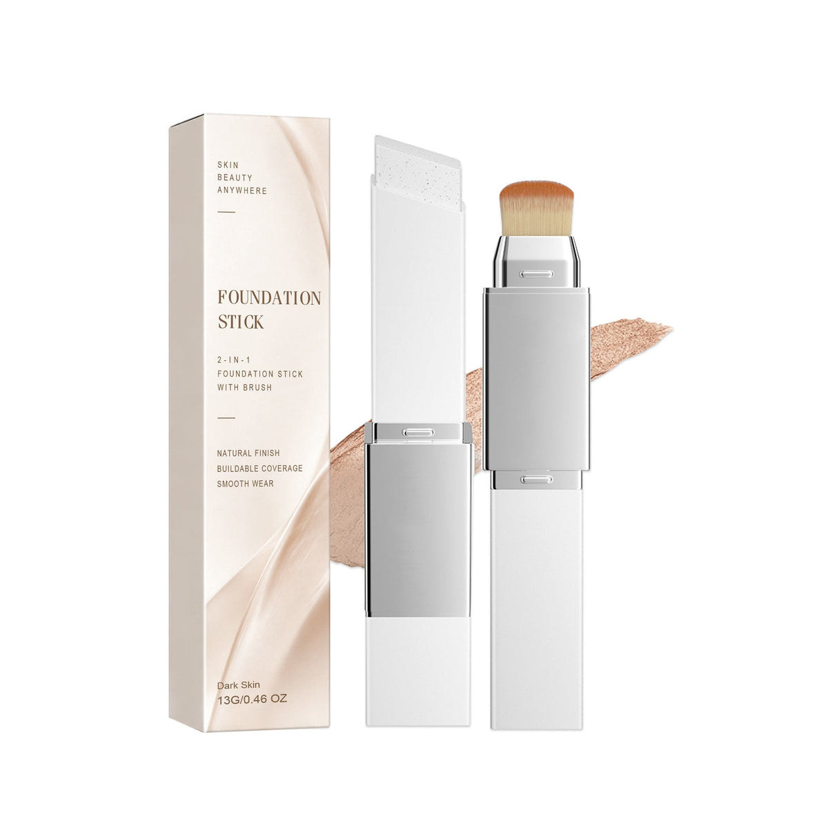 💄 50% korting! 2-in-1 foundation stick – hoge dekking, matte finish & naadloos blendbaar. Verbergt vlekken & roodheid in 1 swipe. 12 g, dubbelzijdig! ✨🪄