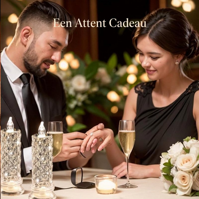 🕯️ 50% korting! LED kristallen kaars – geen vlam, gewoon schakelen, 8-12 uur betrouwbaar licht & een doordacht geschenk. Creëer een romantische avond! ✨🎁