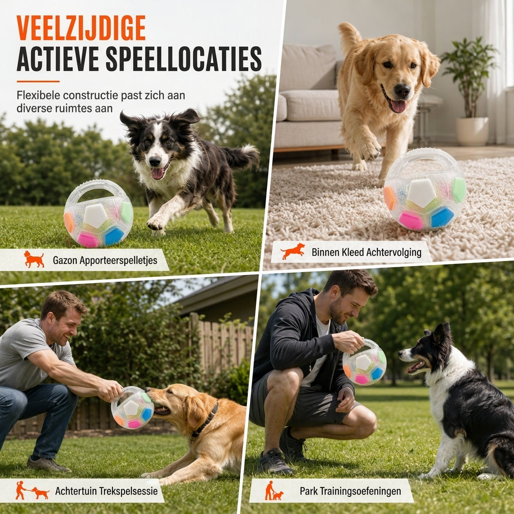 🐕 50% korting! Interactief hondenvoetbal – sterk TPR-rubber, bijtvast & dubbellaags ontwerp met bewegende kern. Perfect voor buiten, apporteren & trekken! ✨⚽