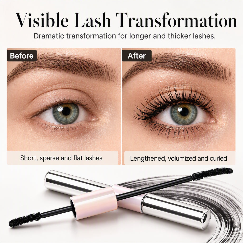 👁️ 50% korting! Waterbestendige volume-mascara met dubbele uiteinden – 2 mm precisieborstel, bionische vezels & 24 uur houdbaar. Zichtbaar langere wimpers! ✨💧