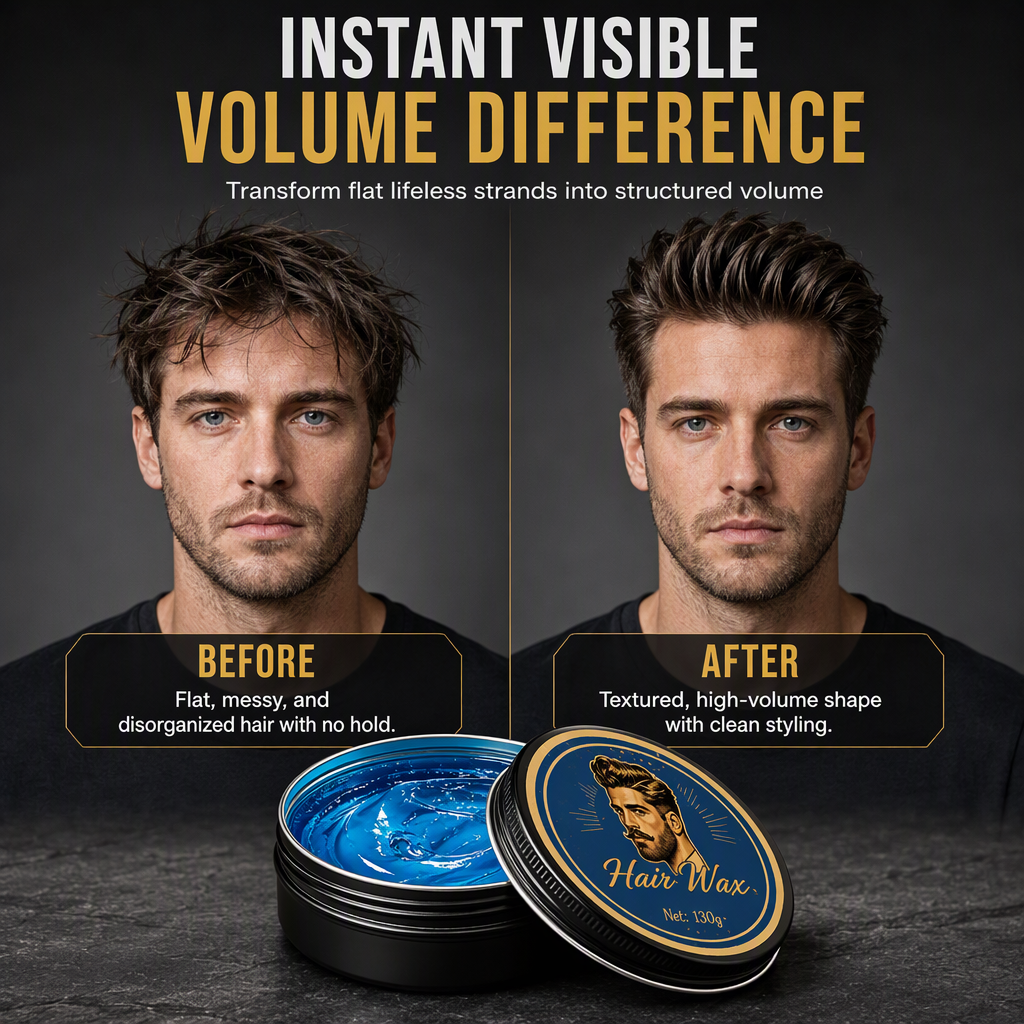 💈 50% korting! Cologne geurende haarpommade – sterke matte fixatie, gedefinieerde textuur & waterbasis. Wasbaar zonder vette resten – 130 g! ✨💪
