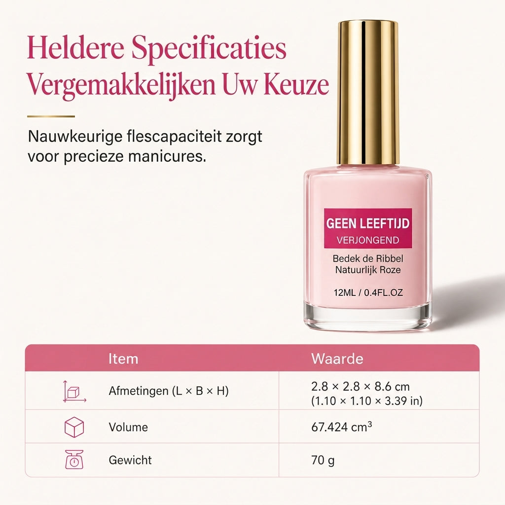 💅 50% korting! Natuurlijke nagel vlakmakende vloeistof – vult groeven, egale nagelbedden & gepolijste glans. Eenvoudig in 3 stappen – voor gladde, verfijnde nagels! ✨🌸