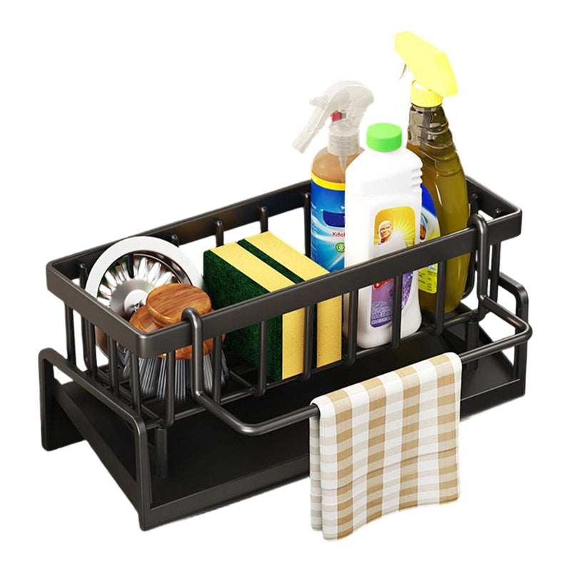 🧽 50% korting! Multifunctioneel gootsteen afdruiprek – koolstofstaal, geventileerd drainageontwerp & ruimte voor flessen. Houd je aanrecht netjes & georganiseerd! ✨🔧