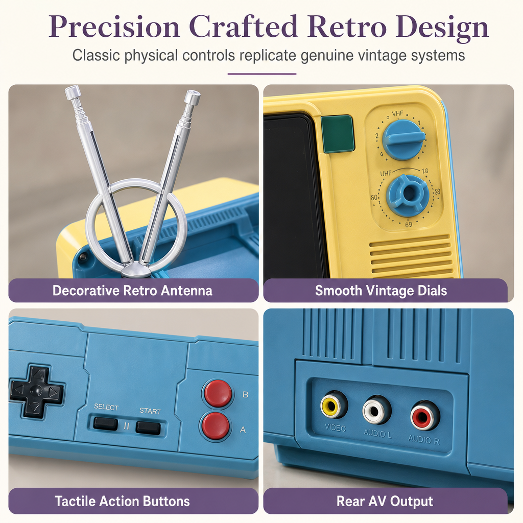 🎮 50% korting! Retro TV-spelconsole – draadloze bediening, TV-weergave & 80 nostalgische games. Compact design, perfect voor bureau & woonkamer! ✨📺