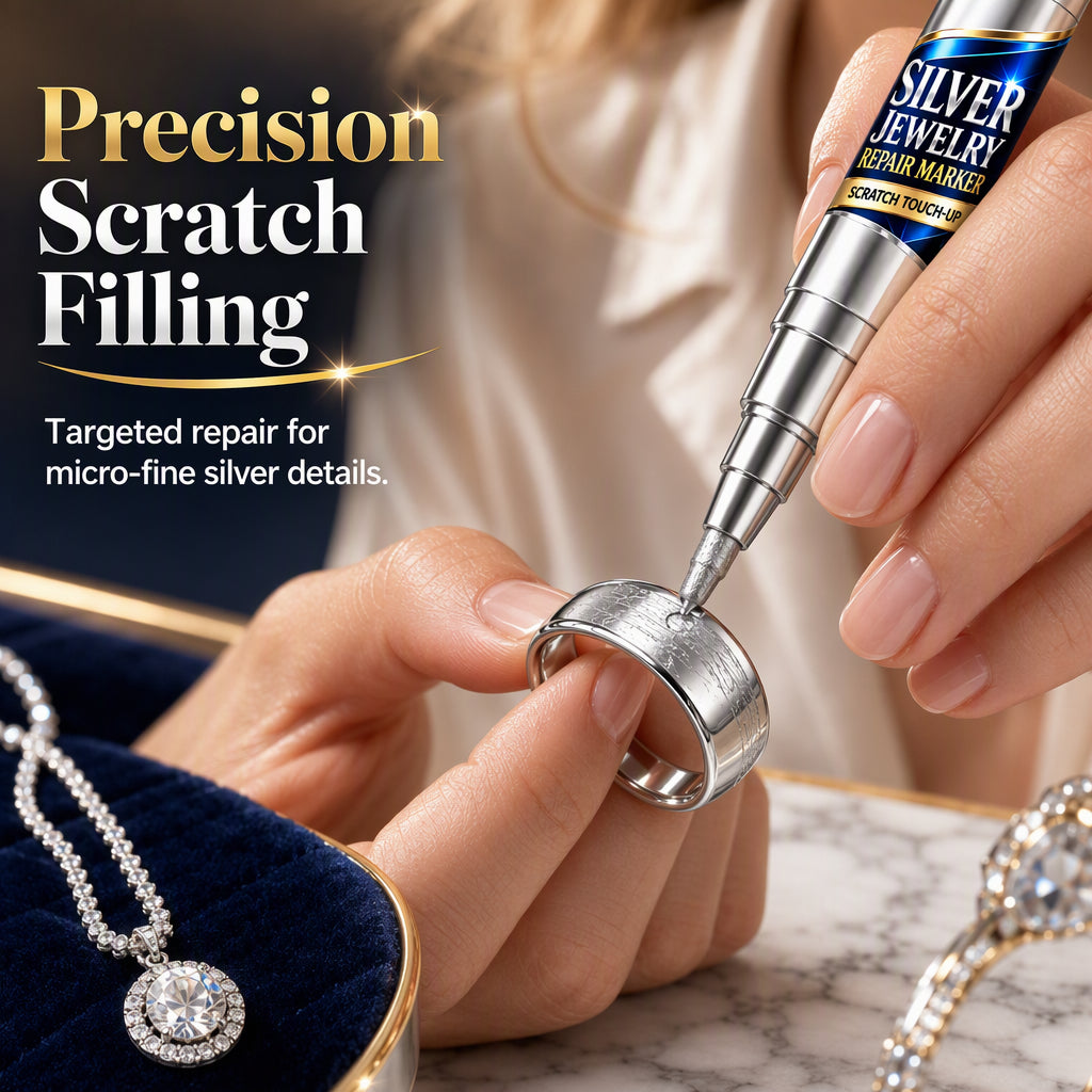 💍 Koop 1, krijg 1 gratis!! Zilver herstelpen voor sieraden – dekt krassen & aanslag, sneldrogend & met precisietip. Herstel de glans van je ringen & armbanden in 4 stappen! ✨🖊️