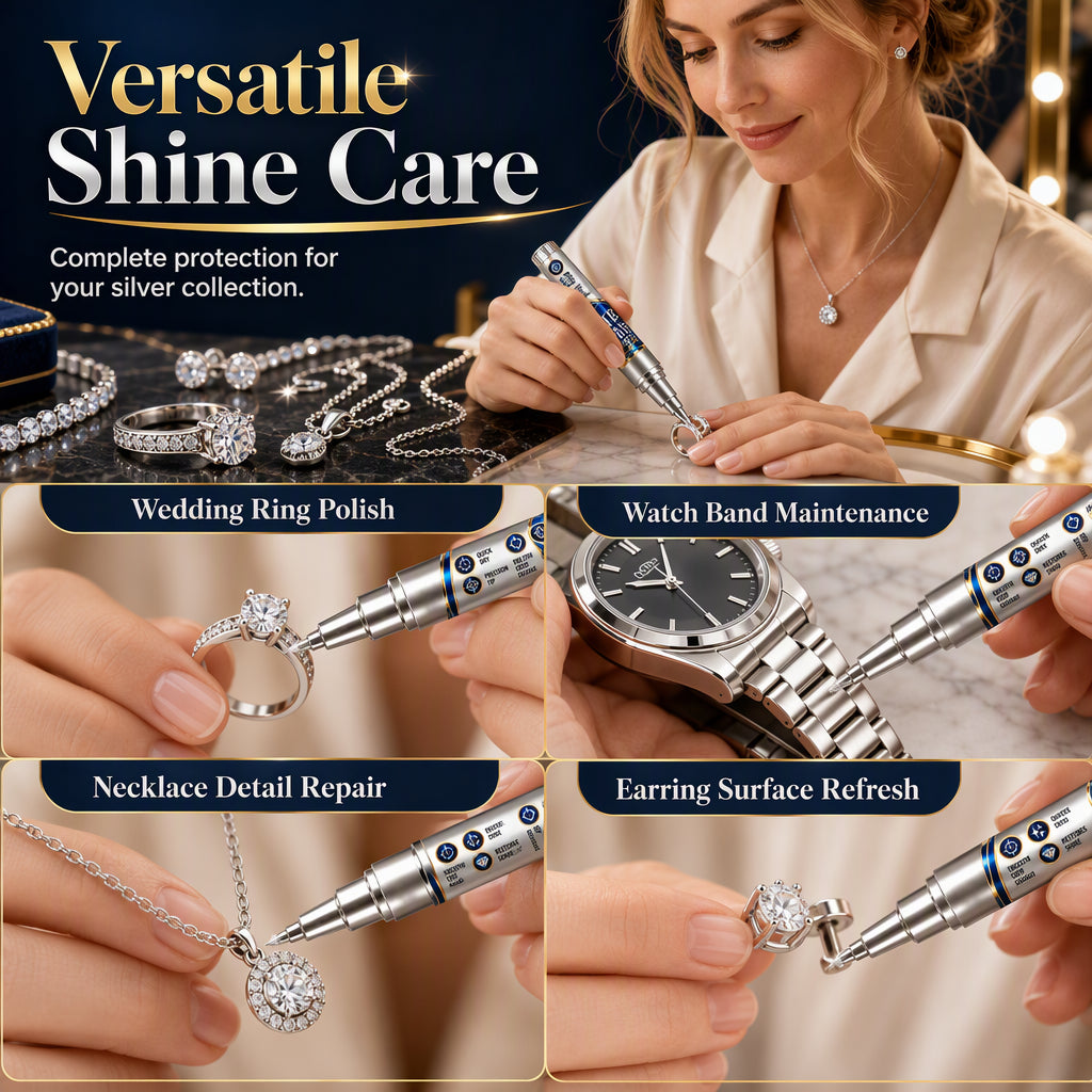 💍 Koop 1, krijg 1 gratis!! Zilver herstelpen voor sieraden – dekt krassen & aanslag, sneldrogend & met precisietip. Herstel de glans van je ringen & armbanden in 4 stappen! ✨🖊️