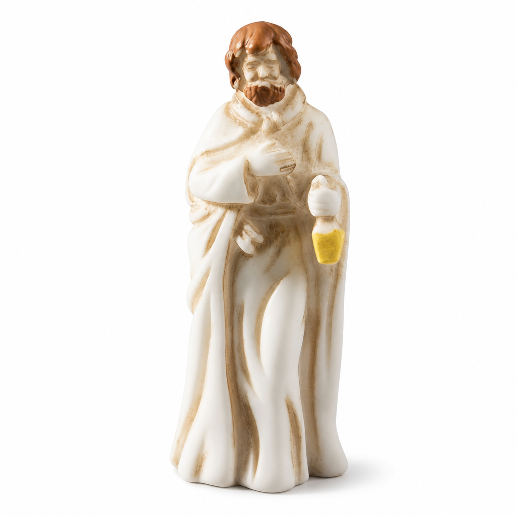 Miniature Resin Nativity Scene Figures for Dollhouse DIY Accessories and Desktop Micro Landscape Decoration
