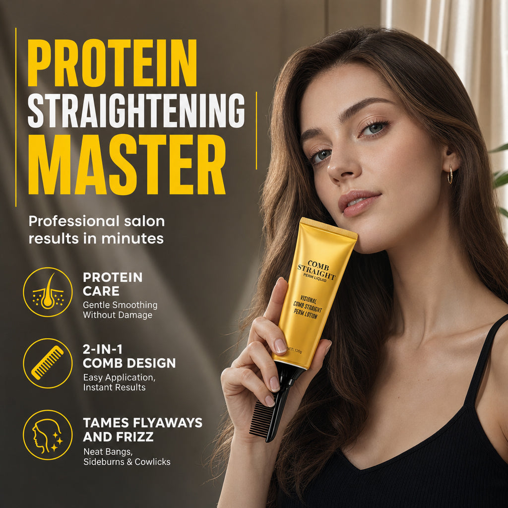 💇 50% korting! Eiwitrijke stylingcrème met kam – crème en kam in één, temt pluizig haar & voor een gladde look. 120 ml – eenvoudig & gericht stylen! ✨💪