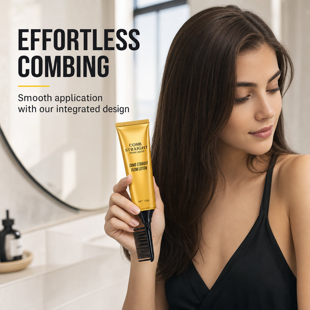 💇 50% korting! Eiwitrijke stylingcrème met kam – crème en kam in één, temt pluizig haar & voor een gladde look. 120 ml – eenvoudig & gericht stylen! ✨💪