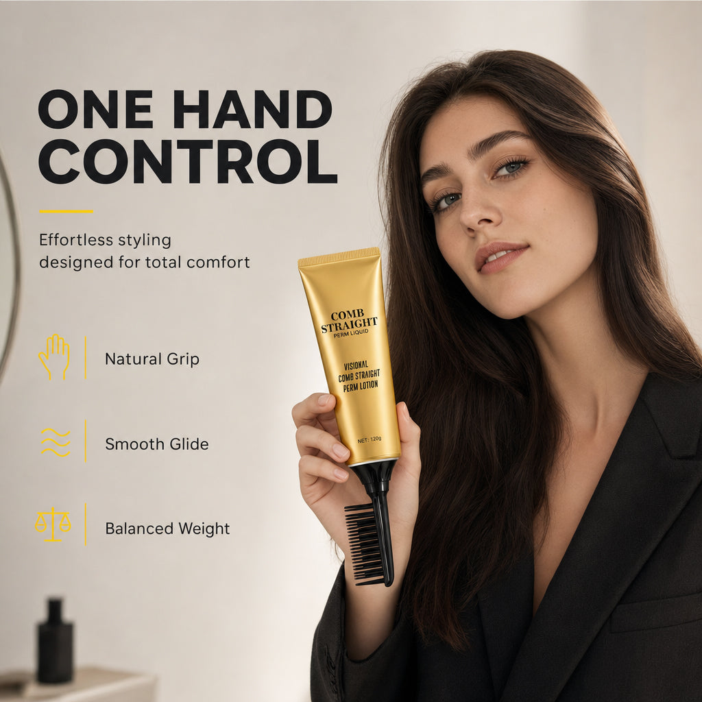 💇 50% korting! Eiwitrijke stylingcrème met kam – crème en kam in één, temt pluizig haar & voor een gladde look. 120 ml – eenvoudig & gericht stylen! ✨💪