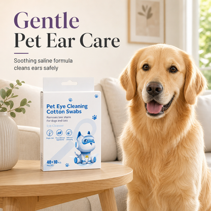 🐾 50% korting! Oor- en oogreinigers voor huisdieren – gezuiverde zoutoplossing, zachte reiniging & hygiënisch verpakt. 25 of 50 stuks – voor honden & katten! ✨👂
