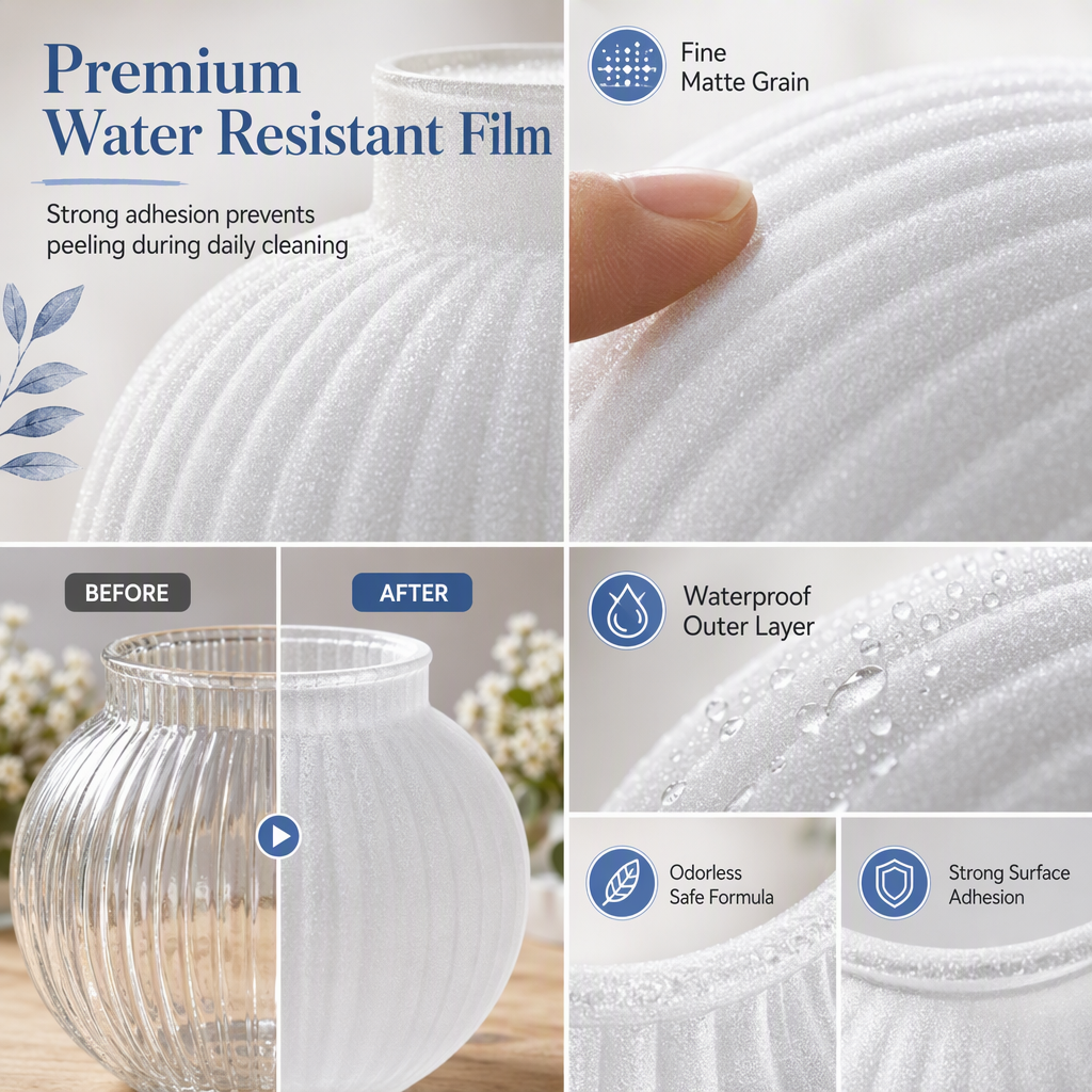 🎨 50% korting! DIY glasfrostverf – maak transparant glas matglanzend, gelijkmatig & krasbestendig. Inclusief spons, 30 ml – voor vazen, kaarsenhouders & potten! ✨🪟