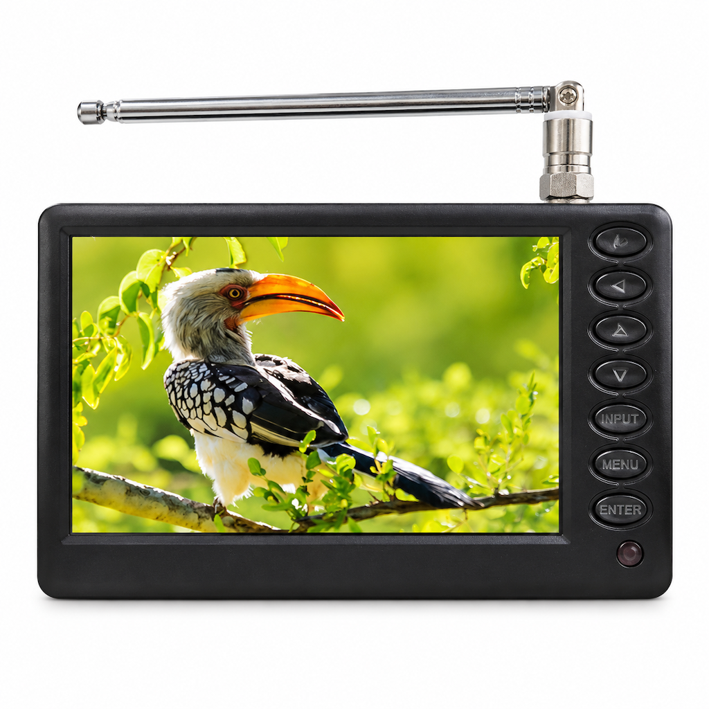 🎃Halloween-Aanbieding 50% Korting!📺5-inch Oplaadbare Draagbare Digitale tv – Een Handig Klein Scherm Voor Thuis & Camper