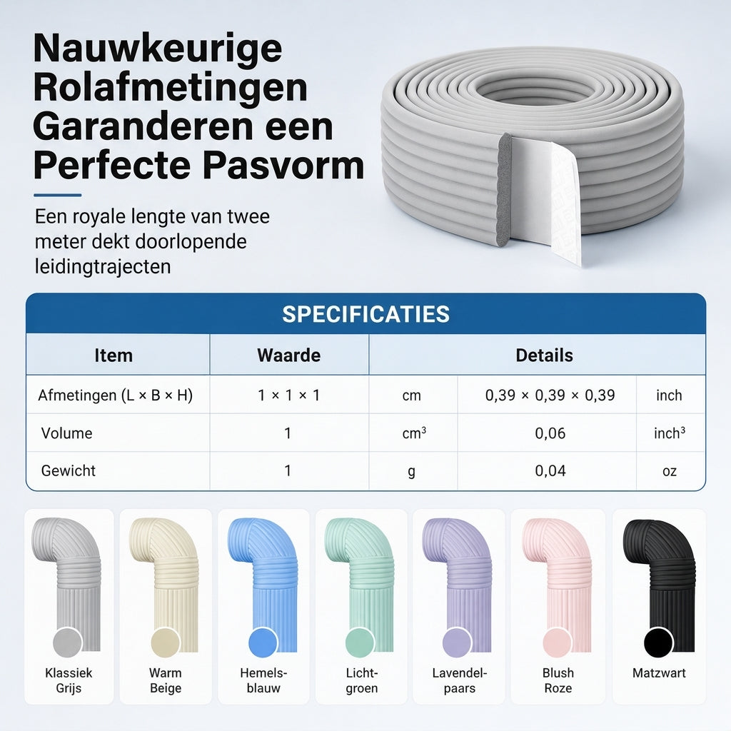 ❄️ 50% korting! Zelfklevende leidingisolatie – dichte schuimwrap, voorkomt bevriezing & barsten. Eenvoudig aan te brengen in 4 stappen – 7 kleuren! ✨🔧