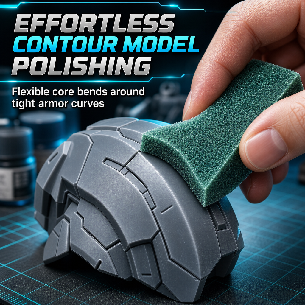 🧽 50% korting! Schuur- en polijstspons voor 3D-prints – egaliseert laaglijnen, flexibel & geen verstapping. Voor een naadloze zijdeglans afwerking! ✨🔧