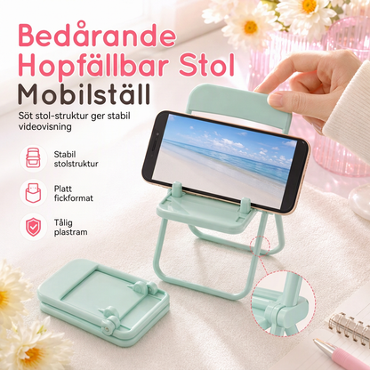 🪑 50% korting! Opvouwbare stoel telefoonhouder – veilige telefoongroef, plat opvouwbaar & past in elke zak. Schattig pasteldesign voor bureau & nachtkastje! ✨📱