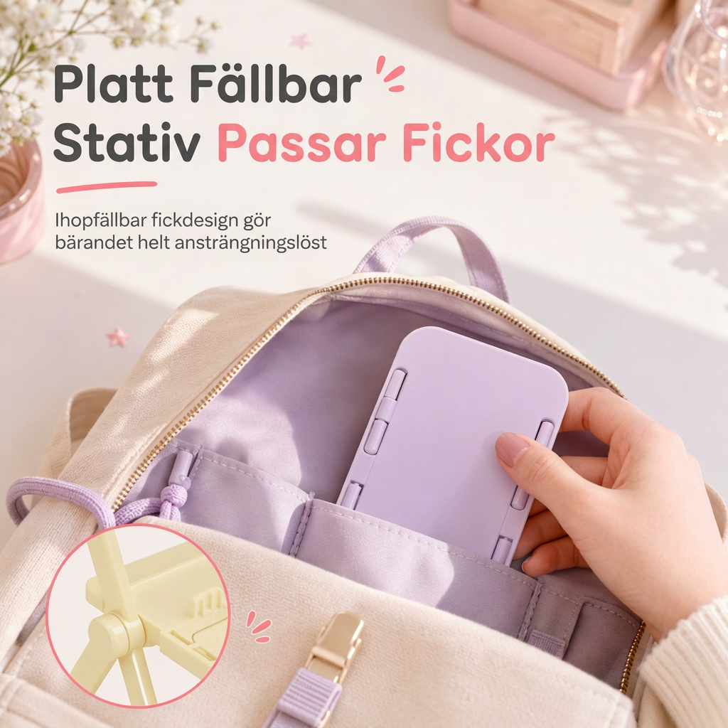 🪑 50% korting! Opvouwbare stoel telefoonhouder – veilige telefoongroef, plat opvouwbaar & past in elke zak. Schattig pasteldesign voor bureau & nachtkastje! ✨📱