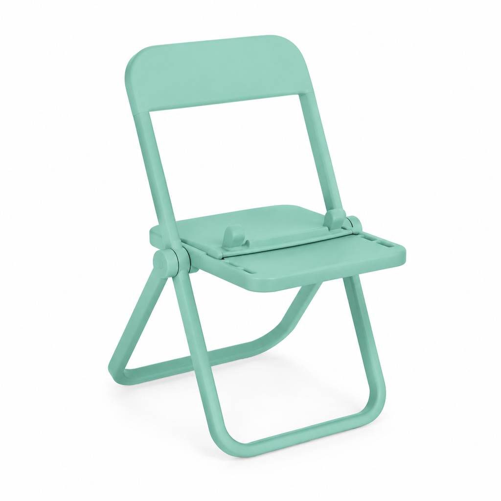 🪑 50% korting! Opvouwbare stoel telefoonhouder – veilige telefoongroef, plat opvouwbaar & past in elke zak. Schattig pasteldesign voor bureau & nachtkastje! ✨📱