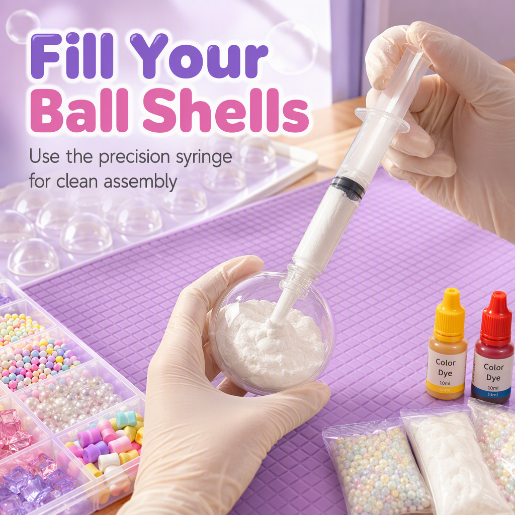 🎨 50% korting! DIY knijpballen set – maak je eigen stressbal met klei & glittervulling, langzame rebound & lek vrij. Creatief speelplezier voor kinderen! ✨🤲