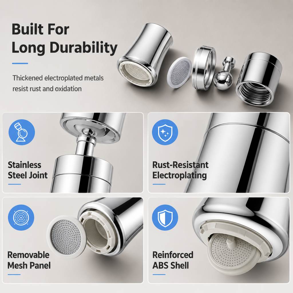 🚰 50% korting! Draaibare kraanverlenger – 2 stromen (zacht & hogedruk), brede waterdekking & eenvoudige installatie. Voor hoeken, keuken & badkamer! ✨🔧