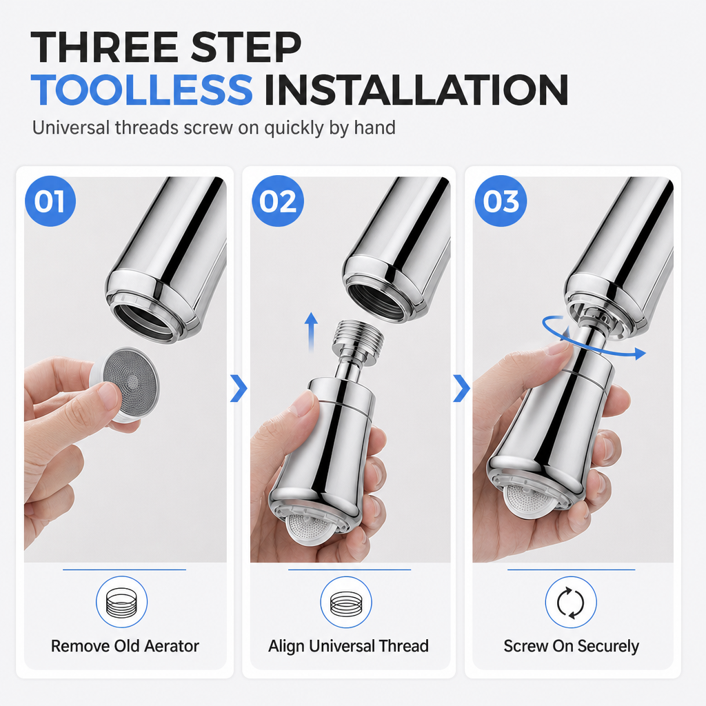 🚰 50% korting! Draaibare kraanverlenger – 2 stromen (zacht & hogedruk), brede waterdekking & eenvoudige installatie. Voor hoeken, keuken & badkamer! ✨🔧