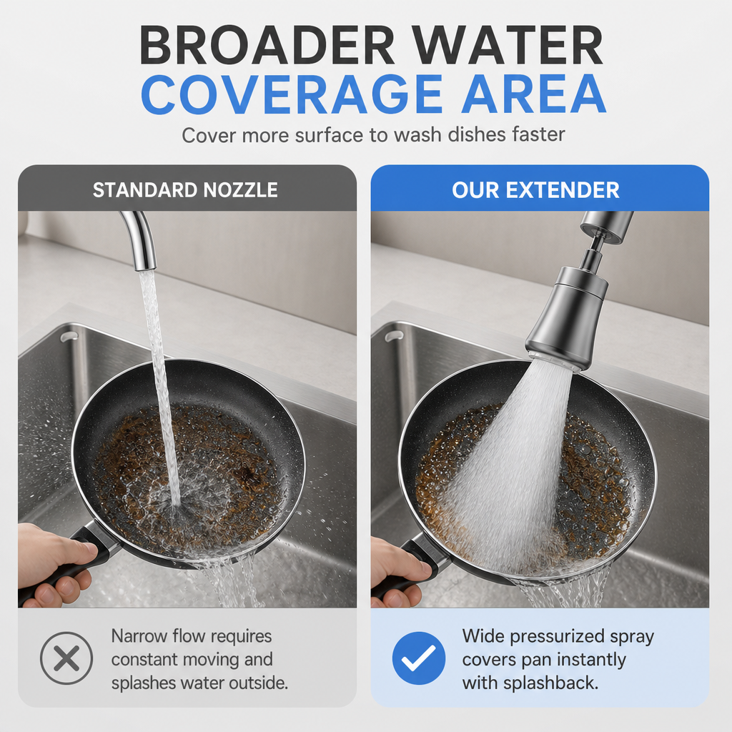 🚰 50% korting! Draaibare kraanverlenger – 2 stromen (zacht & hogedruk), brede waterdekking & eenvoudige installatie. Voor hoeken, keuken & badkamer! ✨🔧