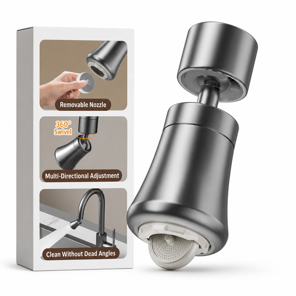 🚰 50% korting! Draaibare kraanverlenger – 2 stromen (zacht & hogedruk), brede waterdekking & eenvoudige installatie. Voor hoeken, keuken & badkamer! ✨🔧