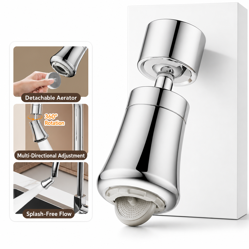 🚰 50% korting! Draaibare kraanverlenger – 2 stromen (zacht & hogedruk), brede waterdekking & eenvoudige installatie. Voor hoeken, keuken & badkamer! ✨🔧