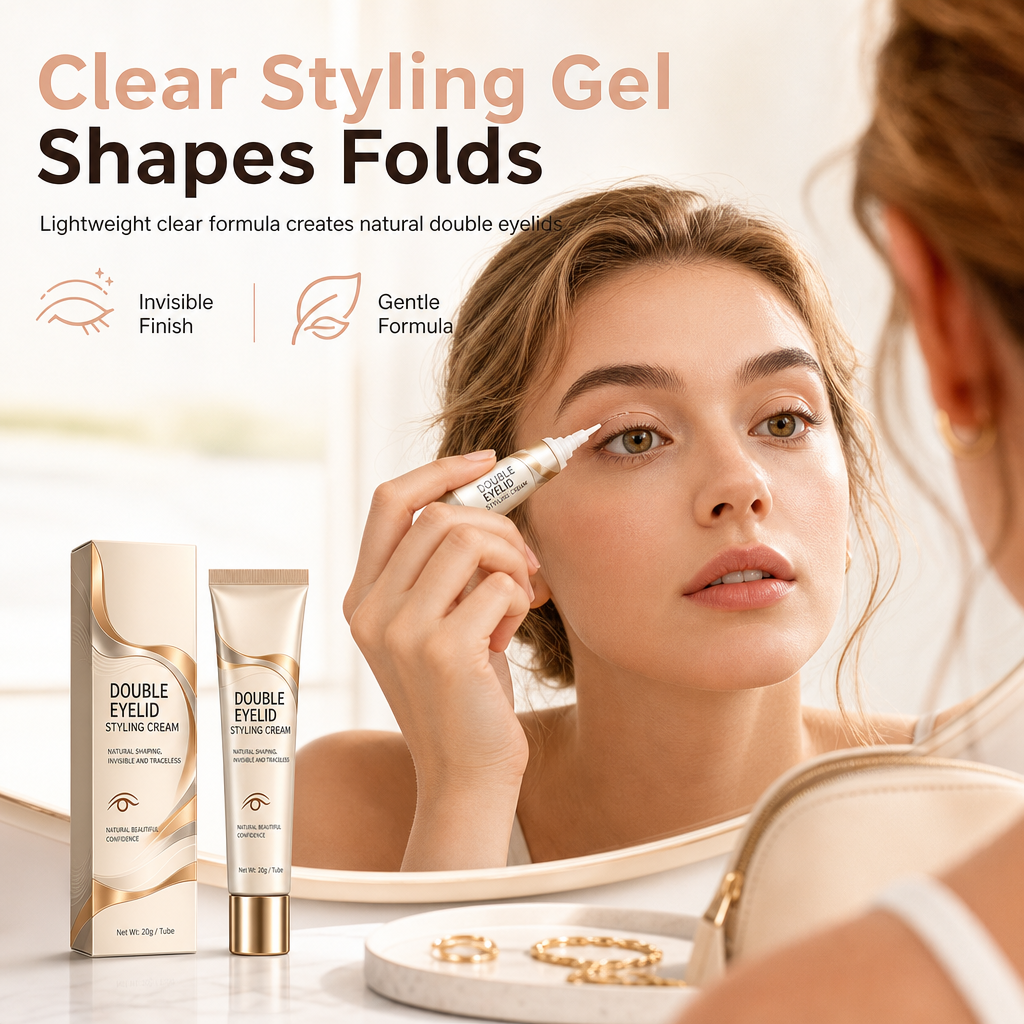 👁️ 50% korting! Double eyelid styling crème – onzichtbare matte finish, precisietip & symmetrische ogen de hele dag. Natuurlijk resultaat zonder tape! ✨💫