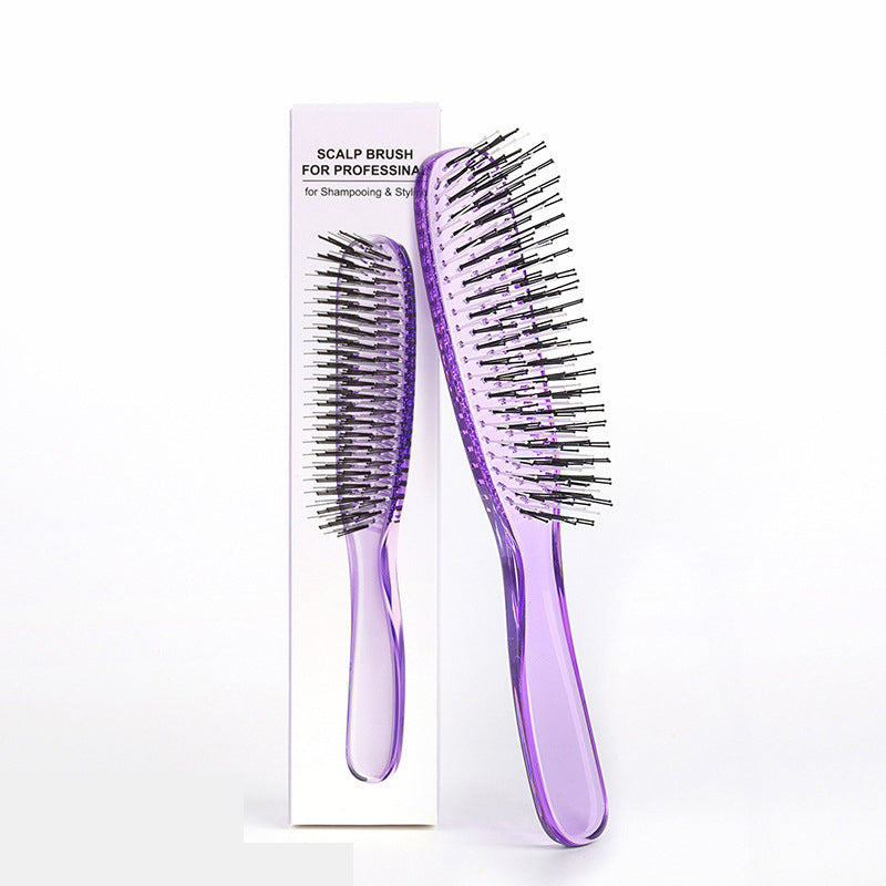 💆 50% korting! Draagbare scalp-massageborstel – zachte klitverwijdering, geschikt voor nat & droog haar & lichtgewicht. 6 kleuren – verzorgt hoofdhuid & haar! ✨🪮