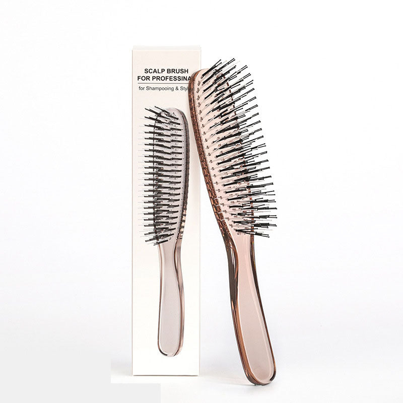 💆 50% korting! Draagbare scalp-massageborstel – zachte klitverwijdering, geschikt voor nat & droog haar & lichtgewicht. 6 kleuren – verzorgt hoofdhuid & haar! ✨🪮
