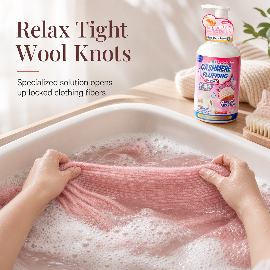 🧶 50% korting! Wasverzachter voor wol & kasjmier – zachte verzorging, soepel gevoel & 300 ml. Speciaal voor delicate gebreide kleding – roze of groen! ✨🧴