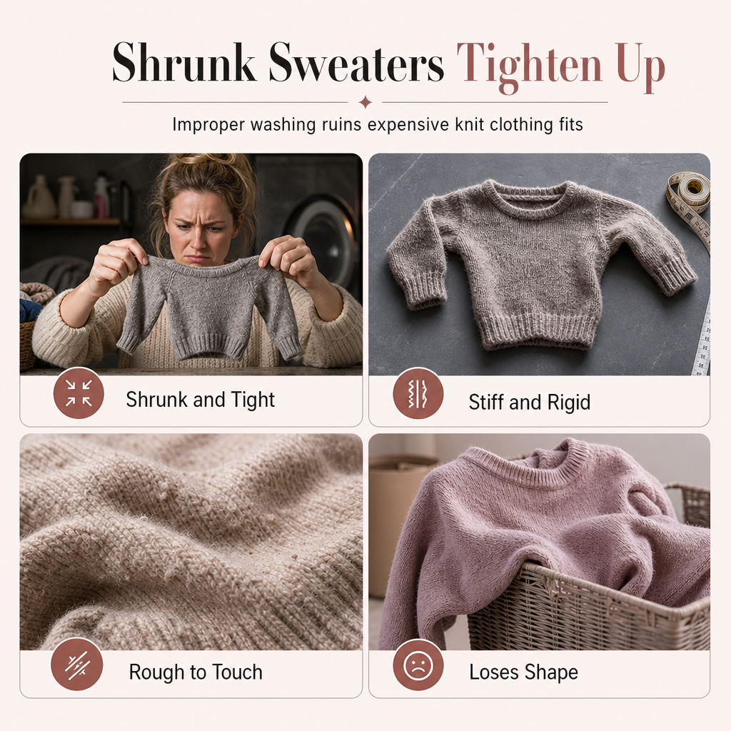 🧶 50% korting! Wasverzachter voor wol & kasjmier – zachte verzorging, soepel gevoel & 300 ml. Speciaal voor delicate gebreide kleding – roze of groen! ✨🧴
