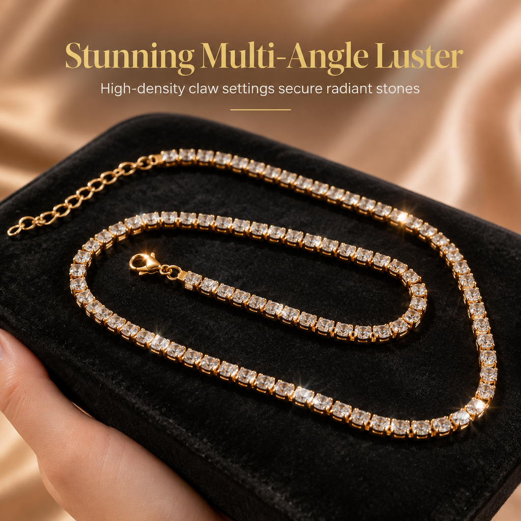 💎 50% korting! Fonkelende strass-choker – lichtreflecterende stenen, flexibele kettingvorm & meerdere uitvoeringen. Glanzend accent voor elke outfit! ✨👑