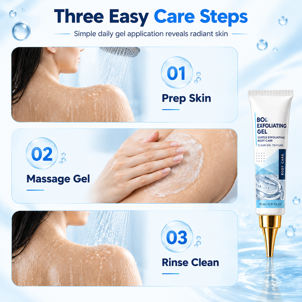 ✨ 50% korting! SVAYSHIIN body scrub gel – verwijdert ruwe, schilferige plekken, milde transparante gel & nauwkeurige gouden spuitmond. 15 ml – voor ellebogen, knieën & armen! 💧🧴