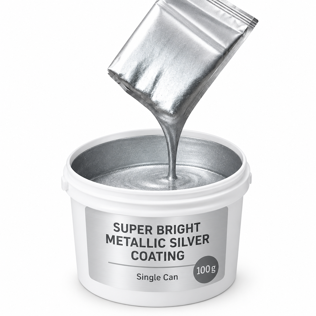 🎨 50% korting! Watergedragen metallic zilververf – verfijnt doffe metalen & houten oppervlakken, borstelklaar & heldere zilverglans. Voor renovatie & knutselprojecten! ✨🖌️