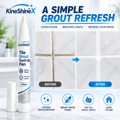 🧱 50% korting! Witte tegelvoeg reparatiestift – verwijdert hardnekkige vlekken, waterdicht & nauwkeurige vezelpunt. Vernieuw badkamer- & keukenvoegen in minuten! ✨🖊️