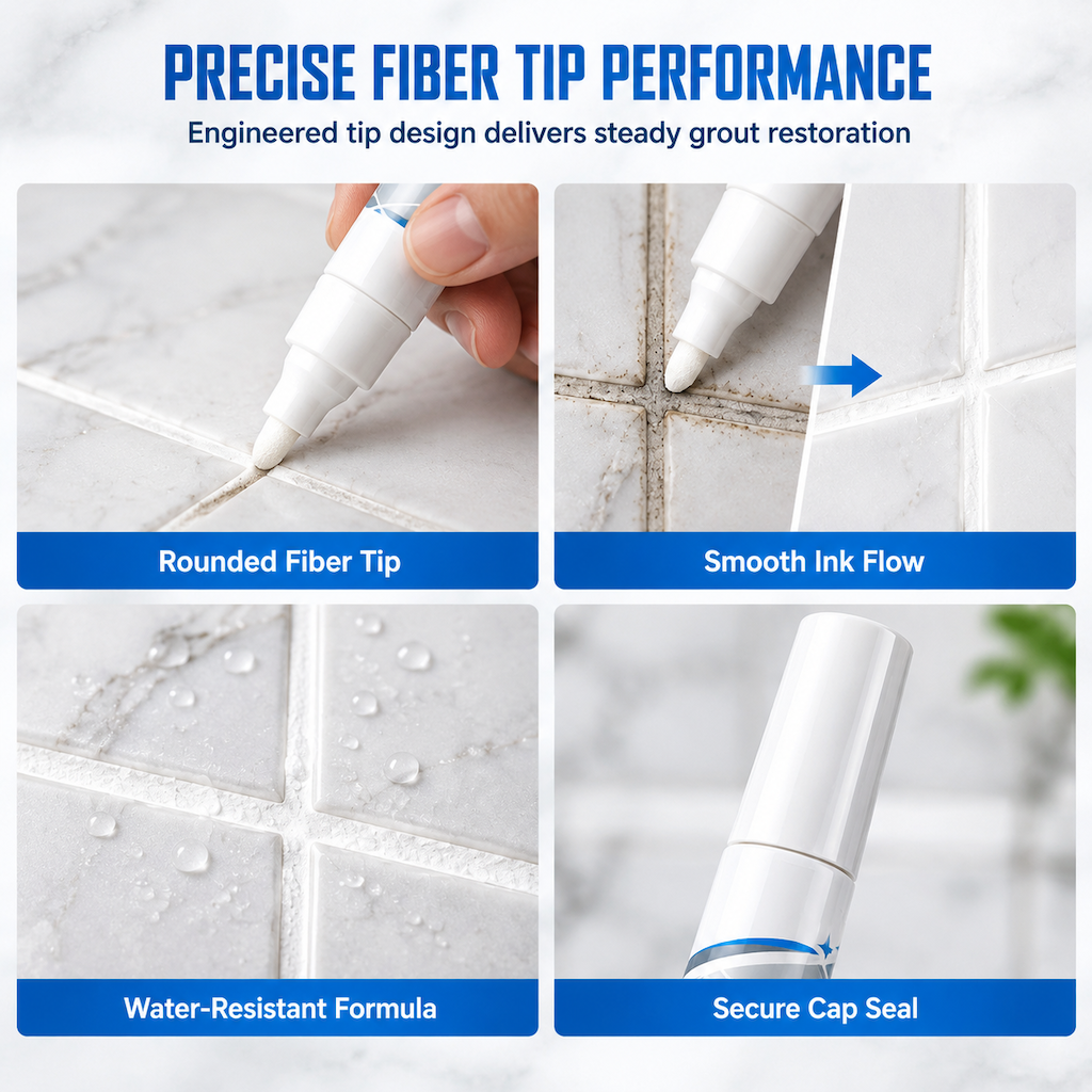 🧱 50% korting! Witte tegelvoeg reparatiestift – verwijdert hardnekkige vlekken, waterdicht & nauwkeurige vezelpunt. Vernieuw badkamer- & keukenvoegen in minuten! ✨🖊️