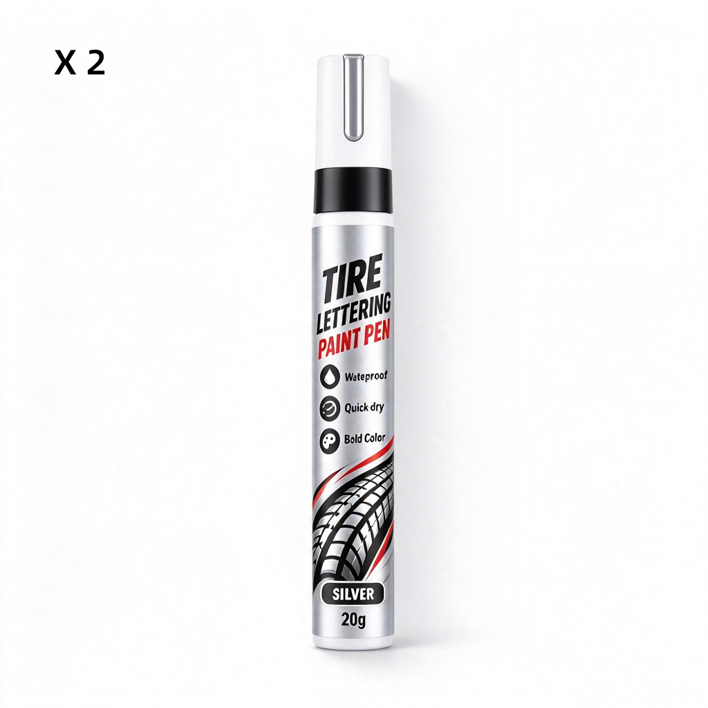 🚗 50% korting! Waterdichte bandenmarker – heldere, dekkende inkt voor bandenletters, veegbestendig & slijtvast. 6 kleuren – upgrade je wielen direct! ✨🖊️