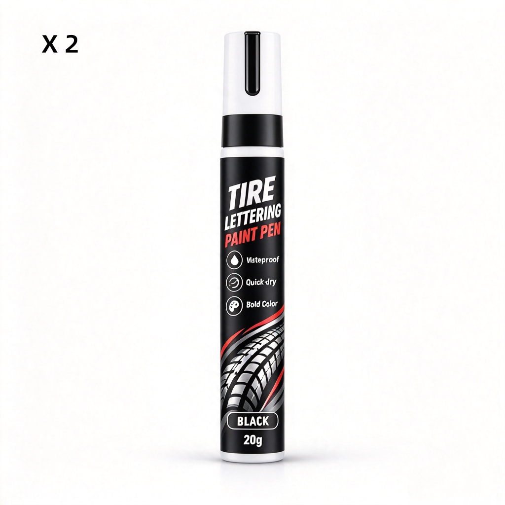 🚗 50% korting! Waterdichte bandenmarker – heldere, dekkende inkt voor bandenletters, veegbestendig & slijtvast. 6 kleuren – upgrade je wielen direct! ✨🖊️