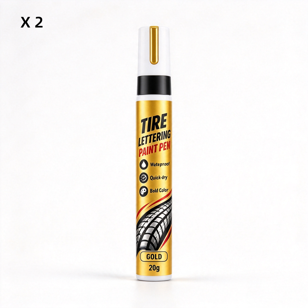 🚗 50% korting! Waterdichte bandenmarker – heldere, dekkende inkt voor bandenletters, veegbestendig & slijtvast. 6 kleuren – upgrade je wielen direct! ✨🖊️