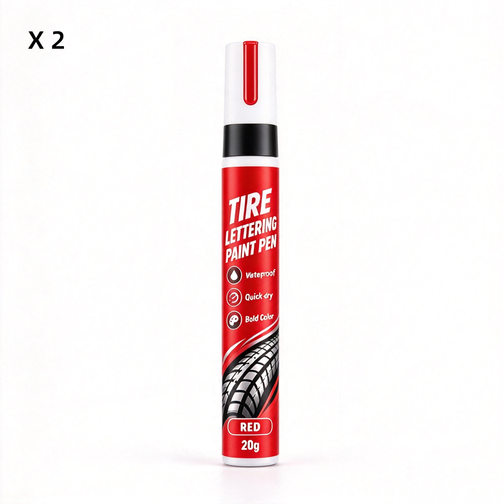 🚗 50% korting! Waterdichte bandenmarker – heldere, dekkende inkt voor bandenletters, veegbestendig & slijtvast. 6 kleuren – upgrade je wielen direct! ✨🖊️
