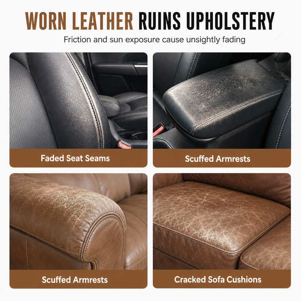 🖌️ 50% korting! Precisie leder reparatie kleurpen – 8 tinten, fijne vezelpunt & flexibele harsformule. Herstel vervaagde autostoelen, banken & tassen! ✨🪑